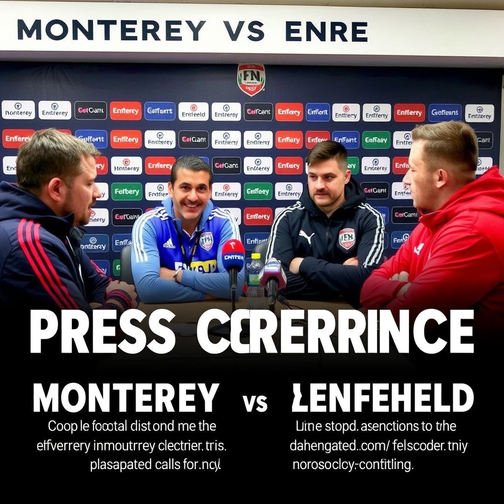 杏彩体育登录-蒙特雷赛前发布会：全队信心满满迎战恩菲尔德